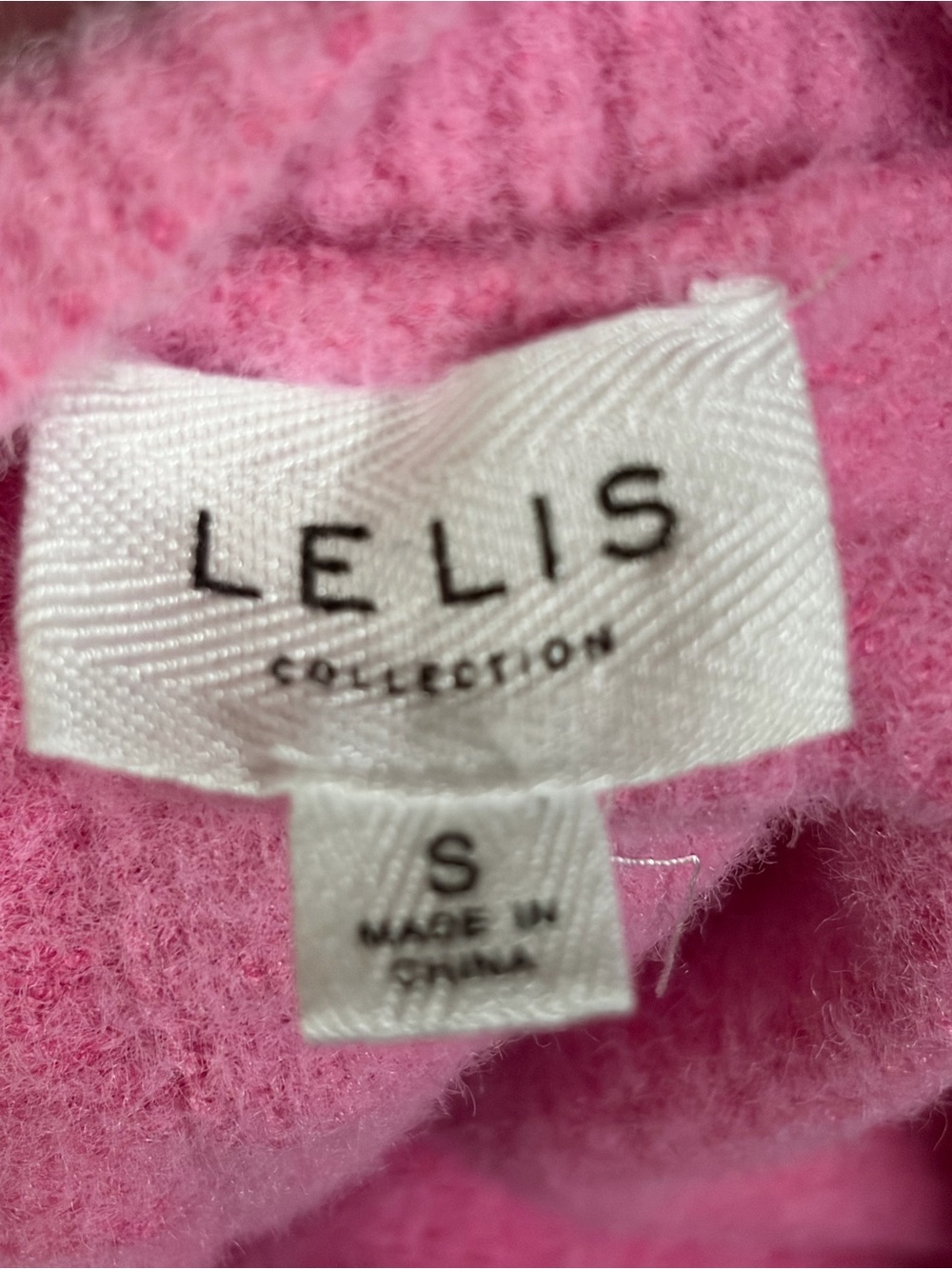 Le Lis Pink Drawstring Hem Crewneck Sweater - Picture 2 of 6